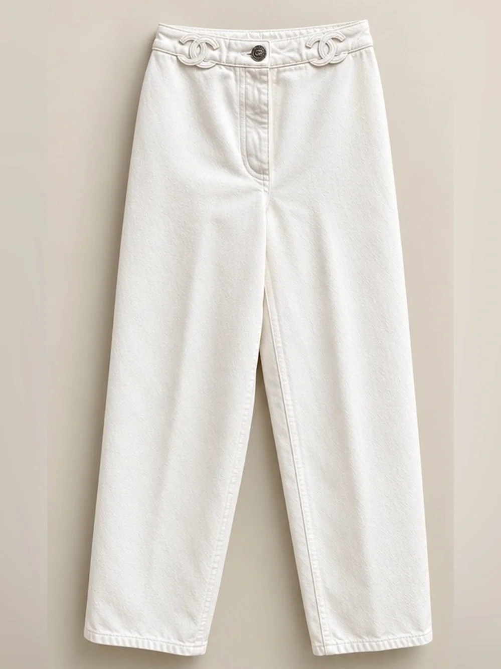 Classic White High-Rise Women's Jeans
